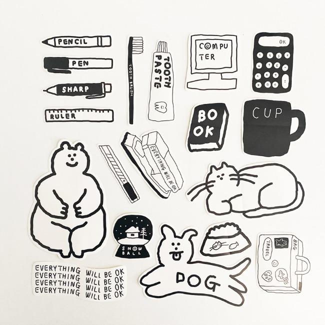 [이나피스퀘어] IN THE BOX PIECE STICKER