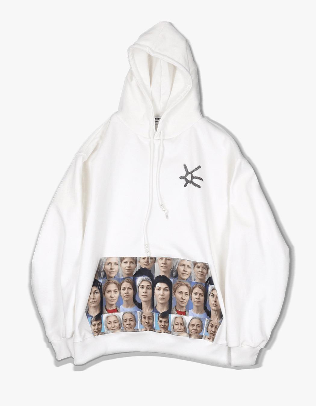 mtp crowded hoodie - White