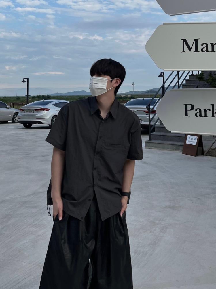 (주문폭주) Nylon Casual Half-Shirts 4C