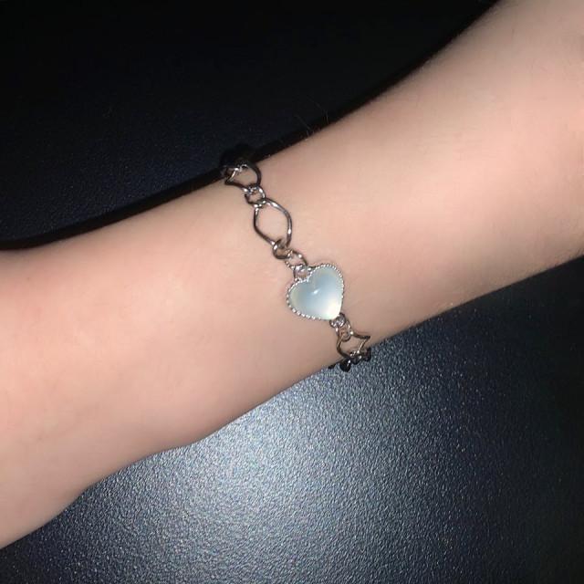 구로코리아 위안부 후원 기부 써지컬 스틸 하트 팔찌