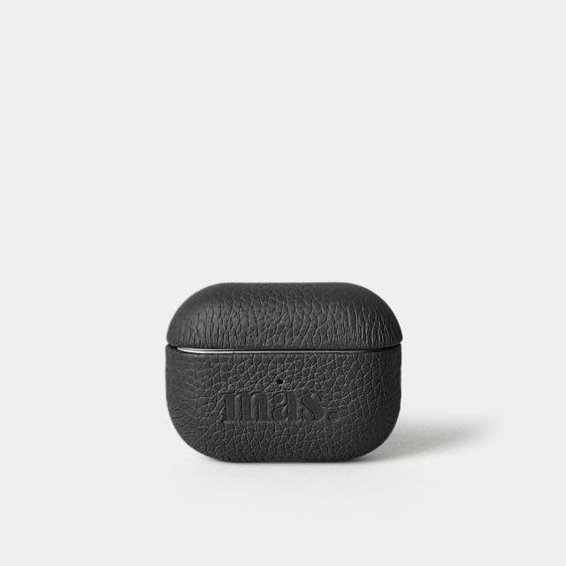 Leather airpod pro case_Black