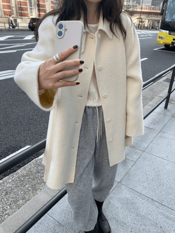 알파카 부클 핸드메이드 코트 (10%할인) 최저가