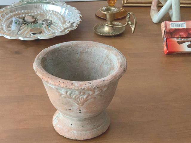 [드레스투홈]테라코타 미니 베이스1ea 인센스 홀더 향꽂이/빈티지 인테리어 소품