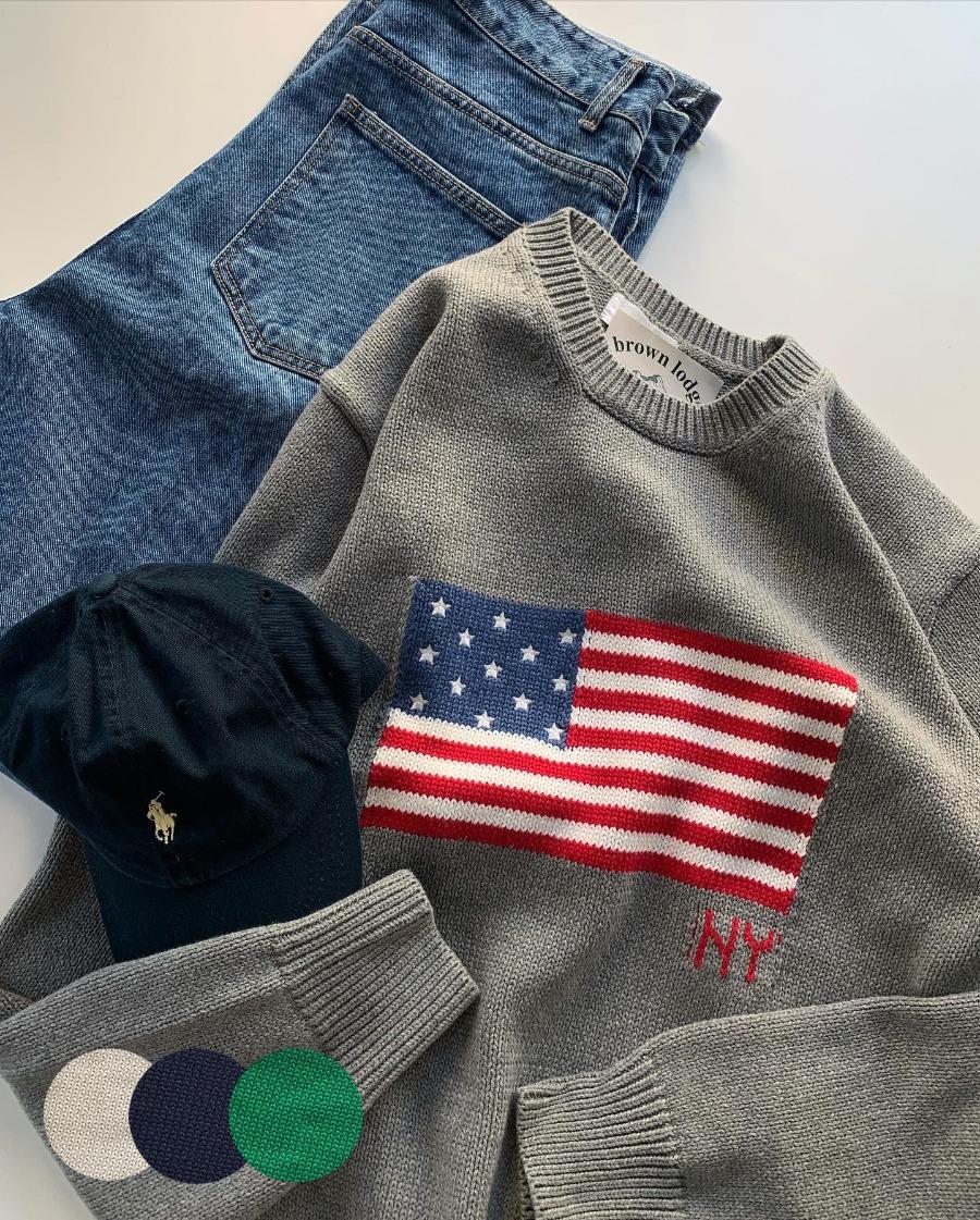 | NEW | NY. OLD GLORY cotton knit