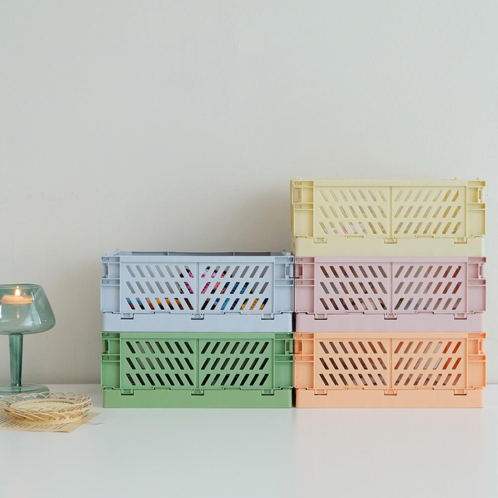 접이식 폴딩박스 소품 정리함 5color