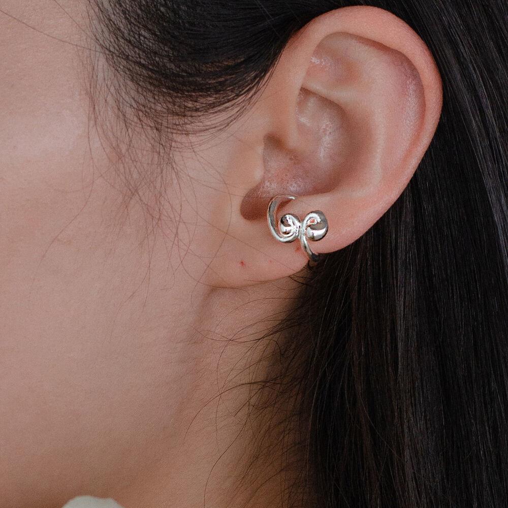 Cobra ear-cuffs / Silver