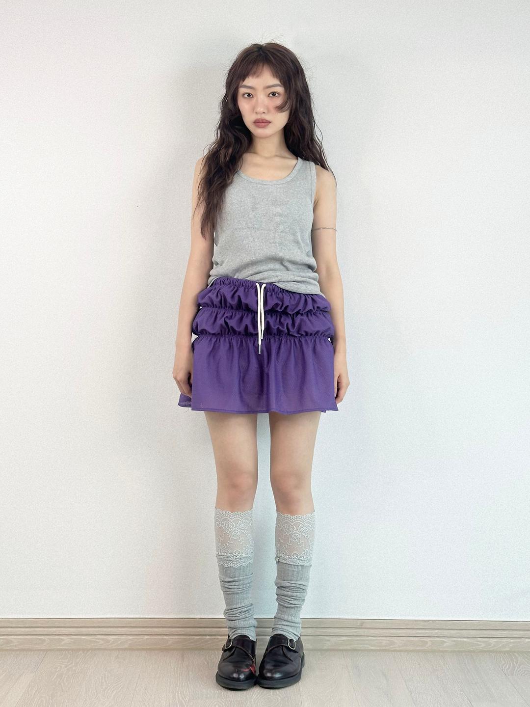 유리틀라스칼 후요 실루엣 스커트