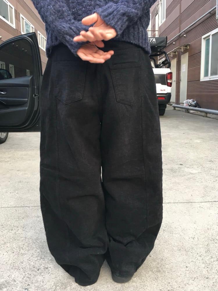 (진짜 강추) 기모 피치 절개 워싱팬츠 (3color)