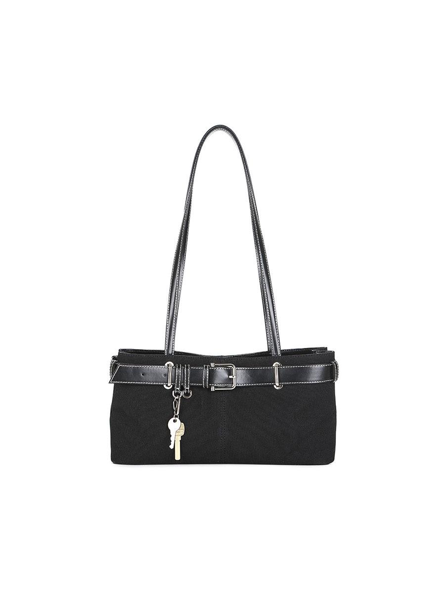 [OSOI] SHOULDER BROCLE - CANVAS BLACK