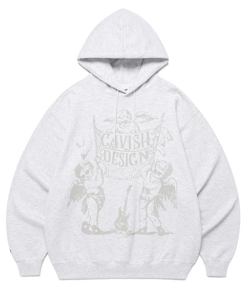 FLAG ANGELS HOODIE LIGHT GREY(CV2EFUM403A)