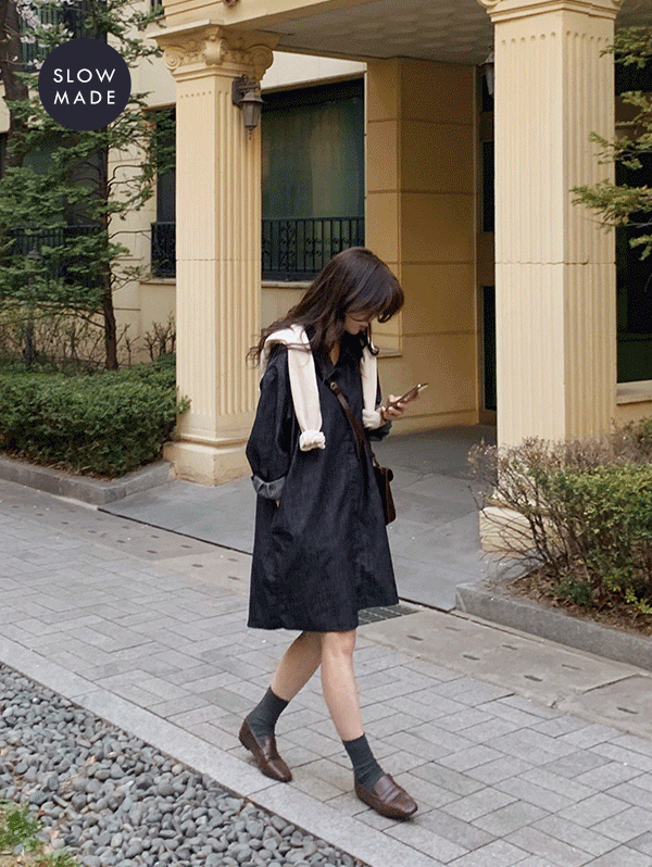 ☆人気☆【depound】☆dp button sleeveless mini dres.s☆ 드파운드 dp button sleeveless mini dress - black - 위시버킷