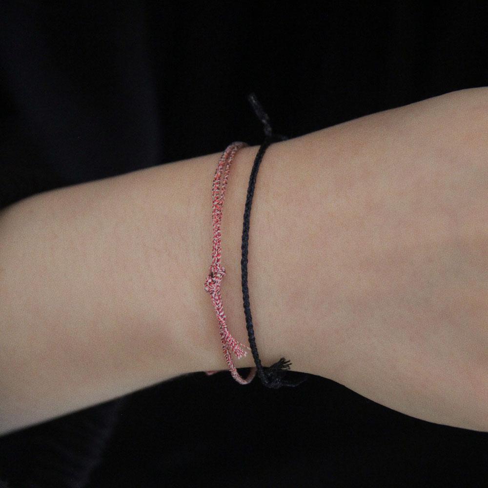 CCNMADE 싱글 오리지널 메탈사 소원팔찌 커플팔찌