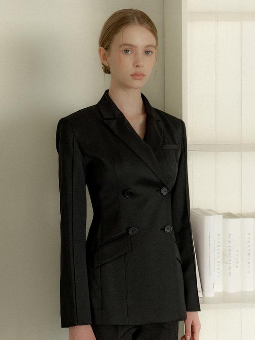 Signature Double-Hourglass Jacket / Black
