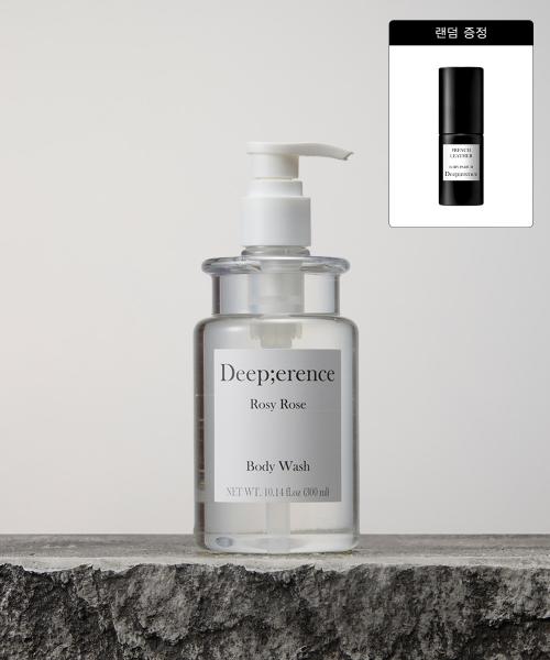 퍼퓸 드 바디워시 300ml [로지 로즈] + 바디미스트 본품 (랜덤 증정)