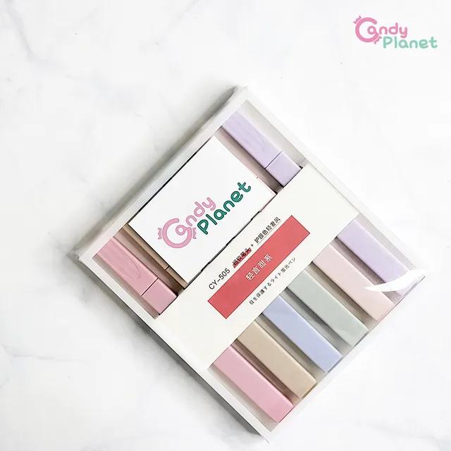 [당일출고] 6색 컬러 형광펜 하이라이터 펜라이너 볼펜 젤펜 4mm 세트 필기구 학용품