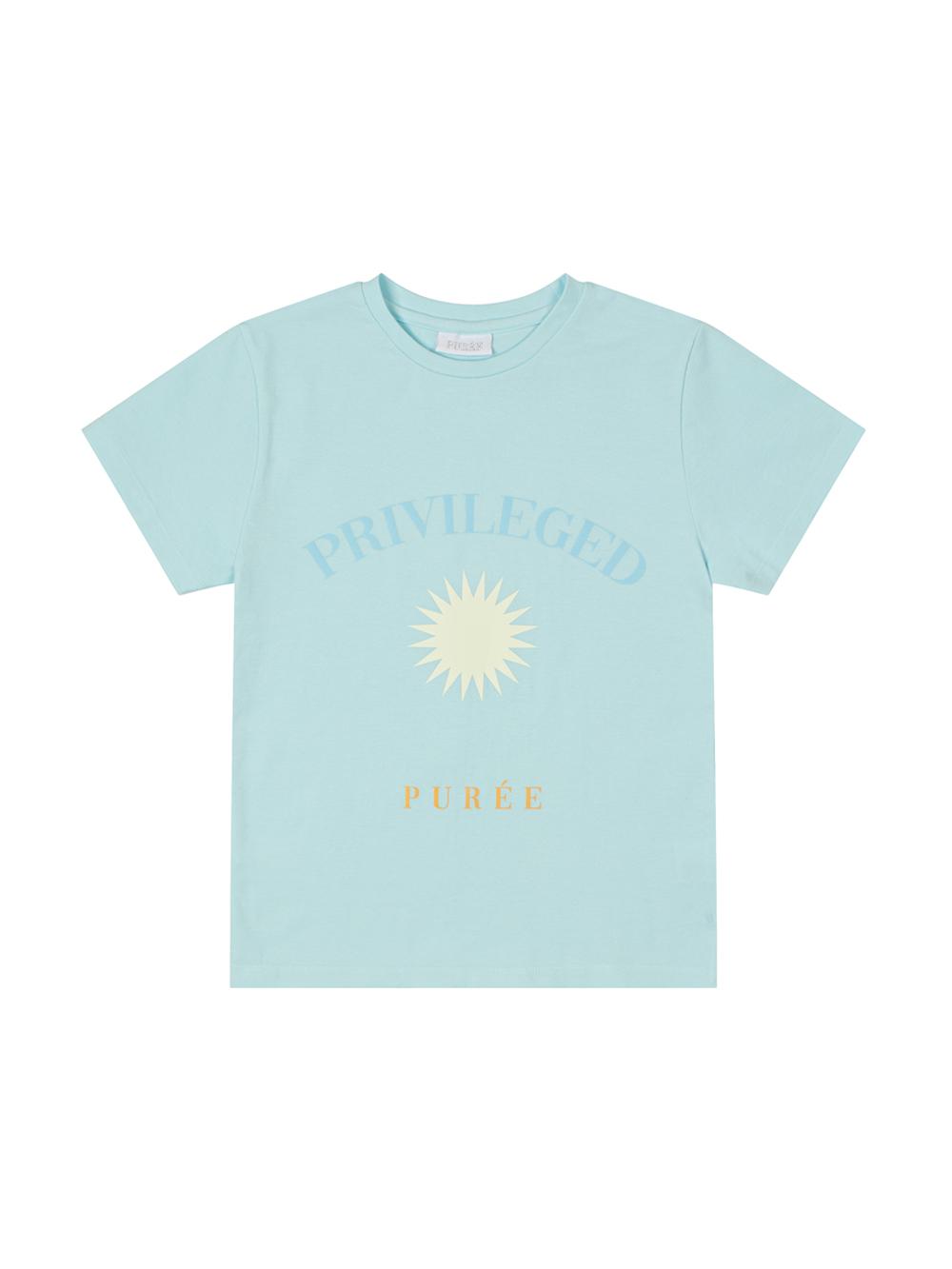 Beverly tee Icy blue