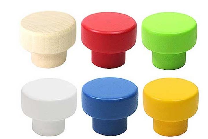 원목평손잡이 6colors 원목손잡이 나무 우드 문고리 가구손잡이 서랍장 거실장 싱크대
