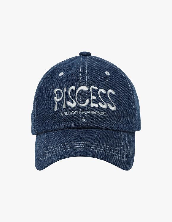 PISCESS Logo Graphic Cap - Dark Blue