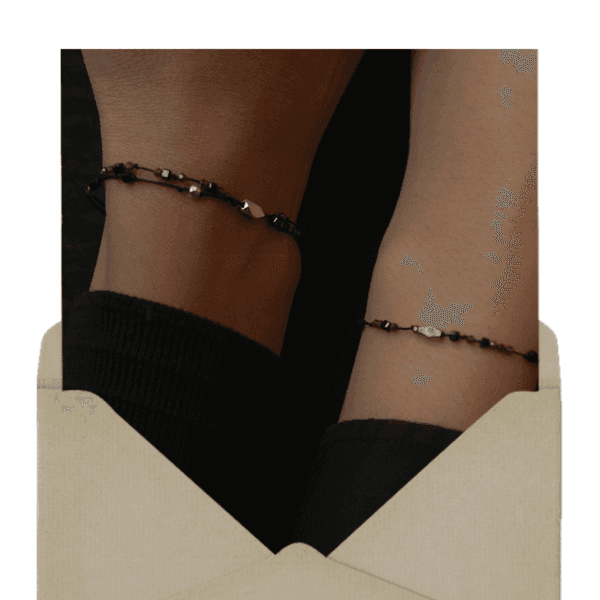 1月) 변하지 않는 건, couple line bracelets