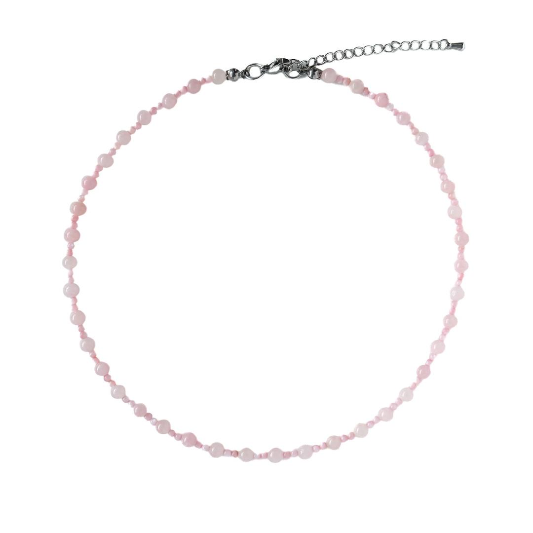 덴시티즈 CHERRY BLOSSOM NECKLACE 체리 블러썸 원석 비즈 목걸이 SM
