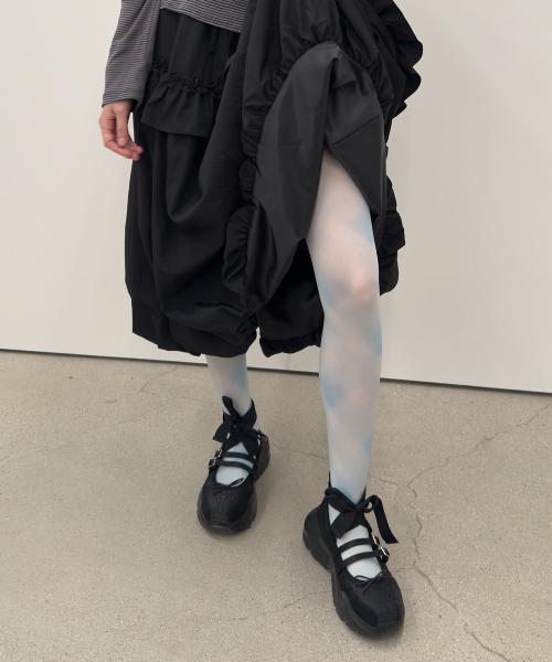 Sky Wash Tights [Sky Blue]