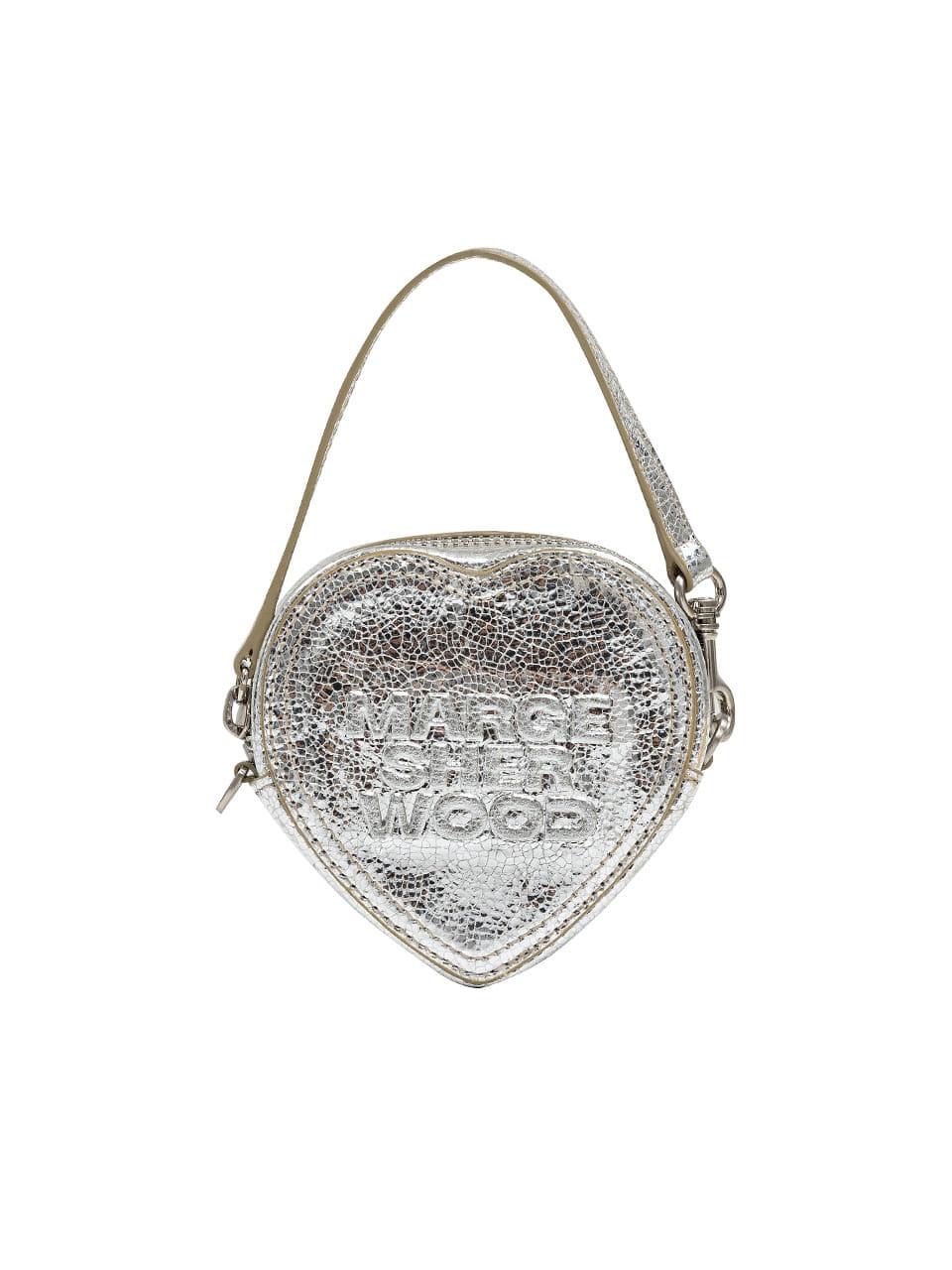 [exclusive] HEART POUCH_silver
