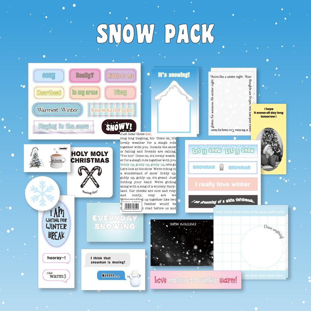 Snow pack 스노우 스티커 팩
