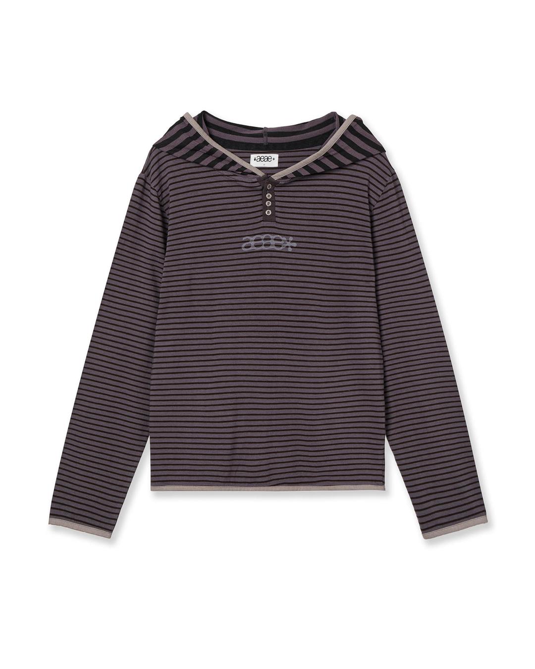 STRIPE HOODIE [PURPLE]