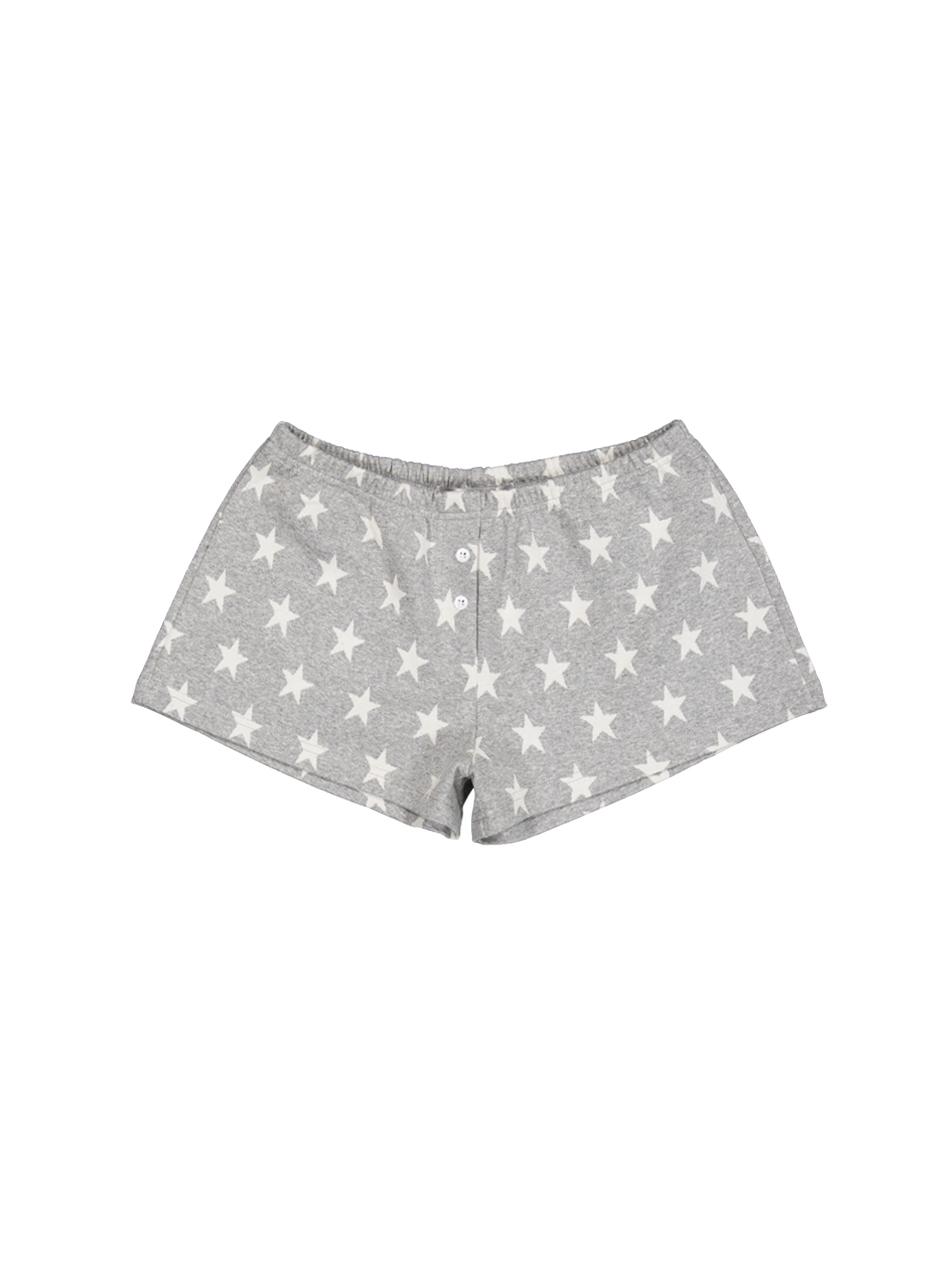 STAR SHORT PANTS / MELANGE GRAY