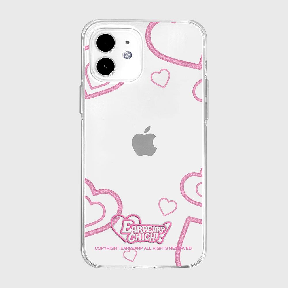 GLITTER HEART FRAME(젤리)