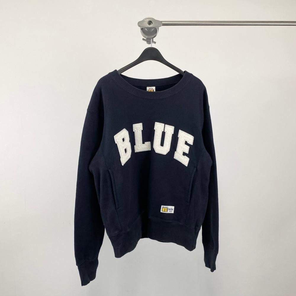 [중고] BLUE BLUE X RUSSELL heavy cotton sweat shirt 빈티지 스웻셔츠