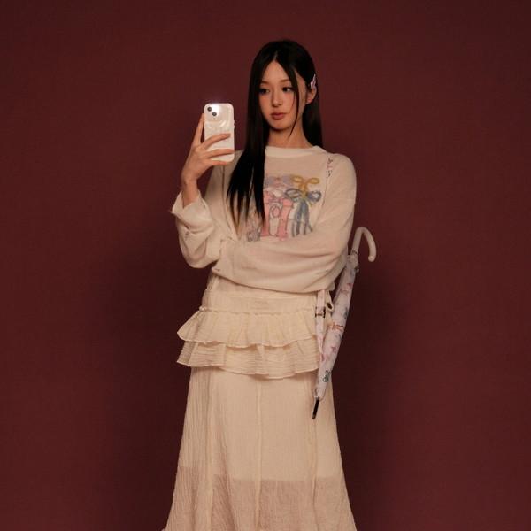 Ribbon Tassel Mermaid Skirt