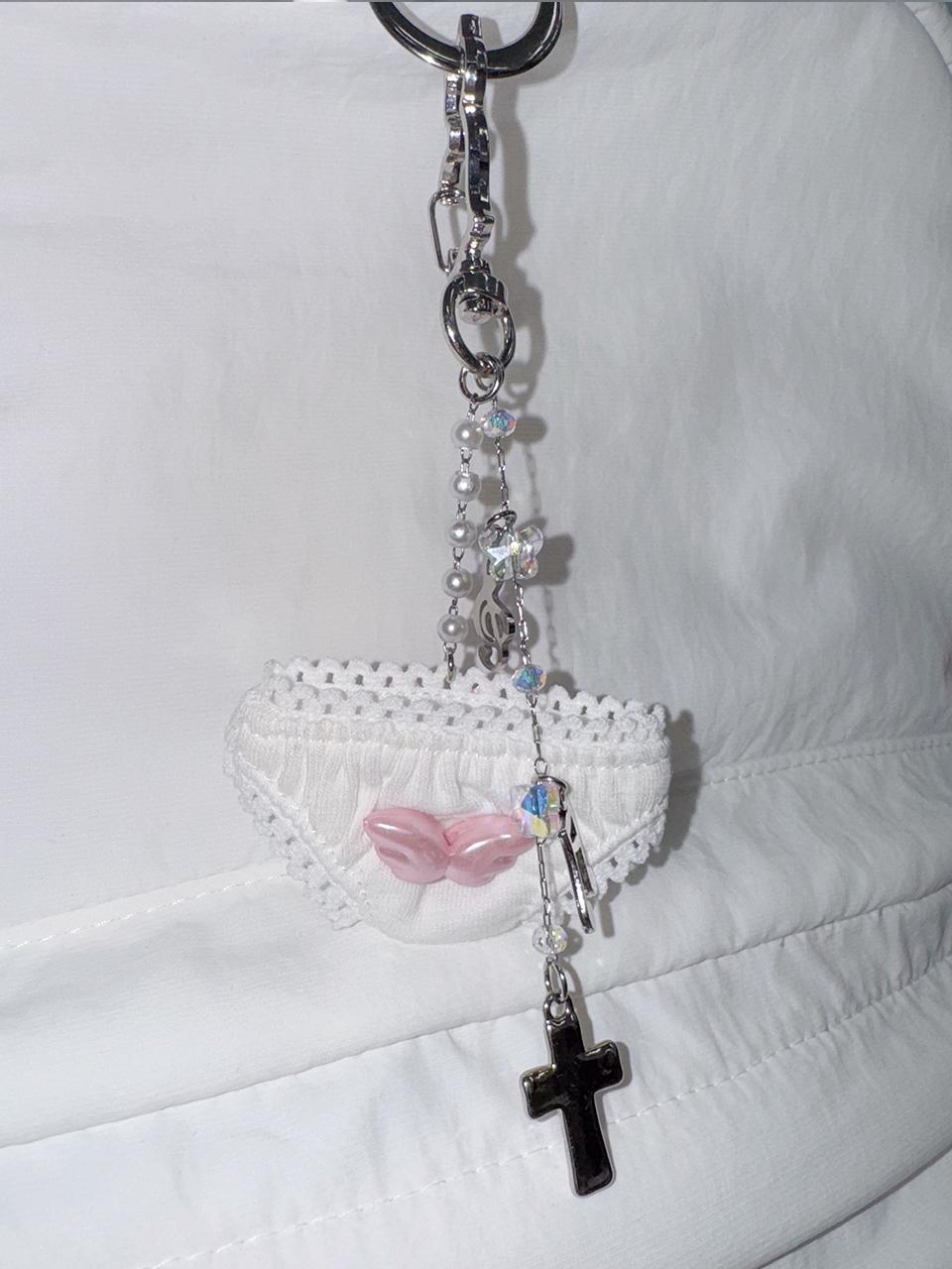 ★4/29 예약배송★†잡화점† Angel's Panty Keyring