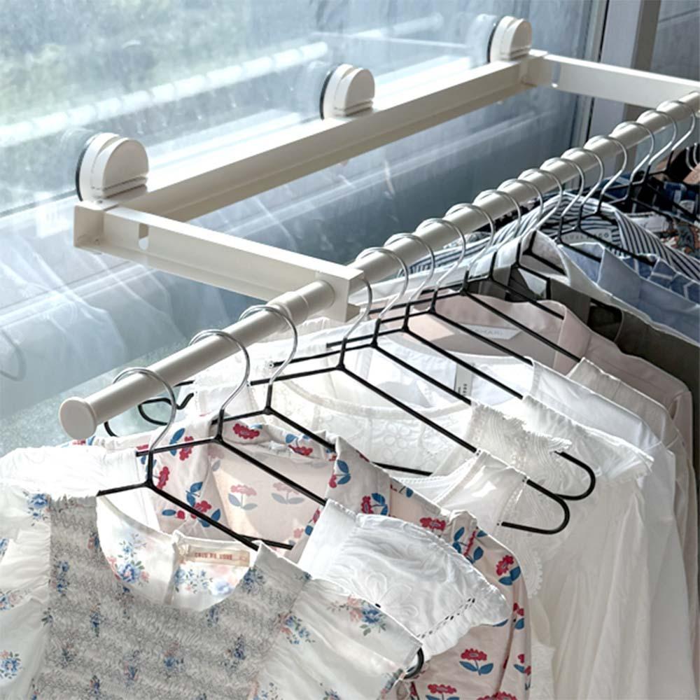 길이조절 부착 폴딩건조대