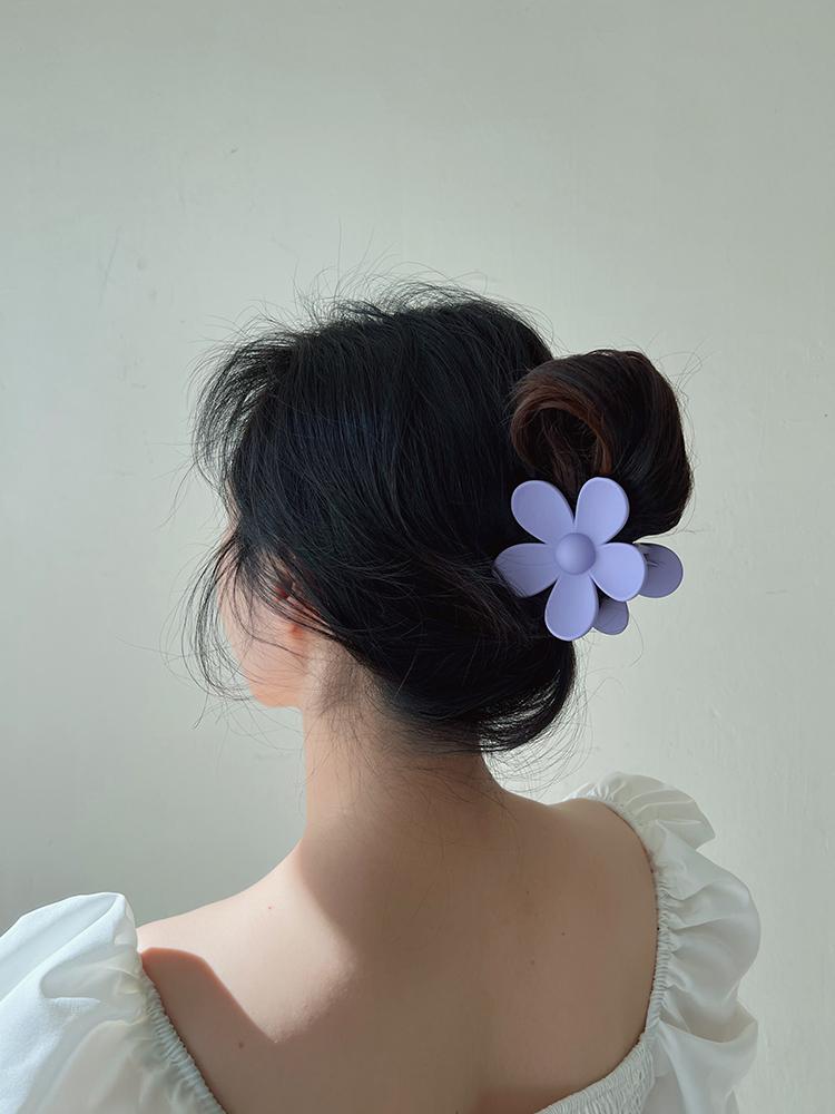 데이지 빅 플라워 올림머리 집게핀 (8컬러)