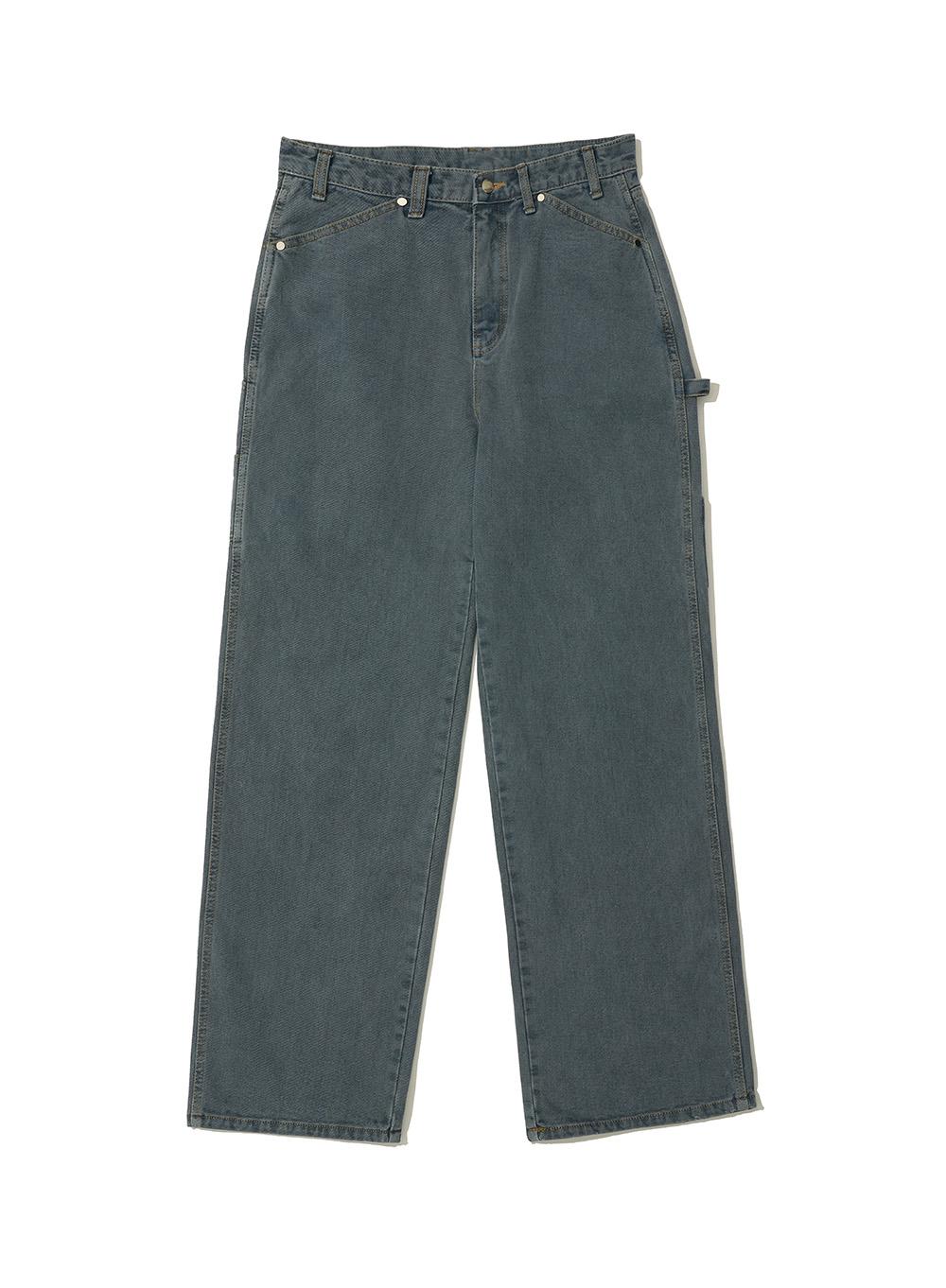 [WOMEN] LOWRISE WORK JEANS_BLUE GREY