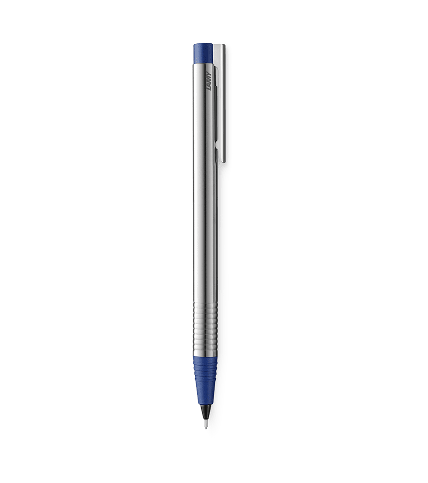 로고 샤프 스틸/블루 0.5mm
