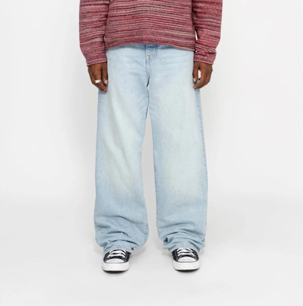 스투시 릴렉스드 진 데님 라이트 워시 남녀공용