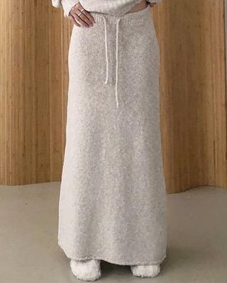 kotli knit gradient skirt (3color)