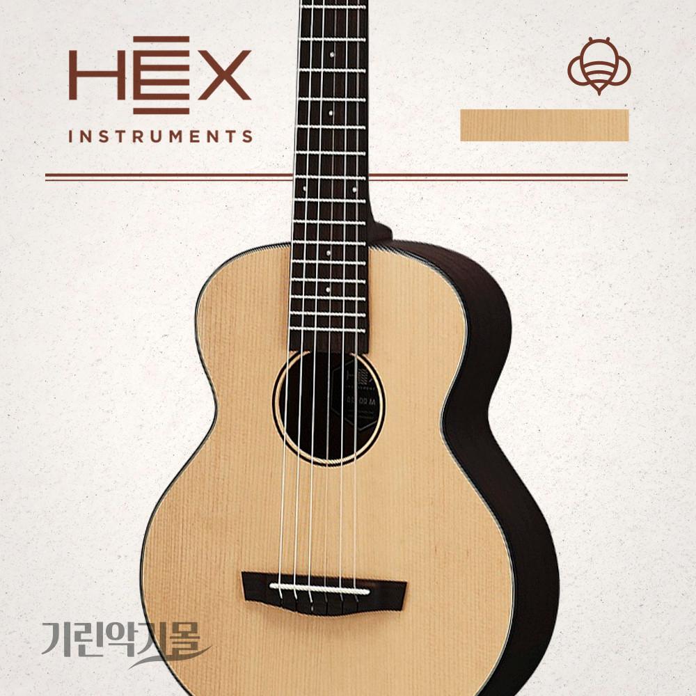 헥스 HEX 범블비 BB100 나일론 작은 미니 어린이 여성 여행용 클래식 기타
