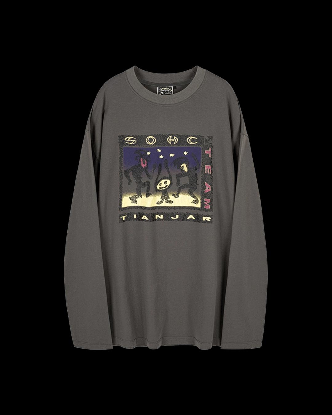 썸웨어 아웃사이드 하이킹 컴퍼니 TIANJAR 서핑 긴팔 티셔츠 차콜 11UST106C4 | 카시나 KASINA
