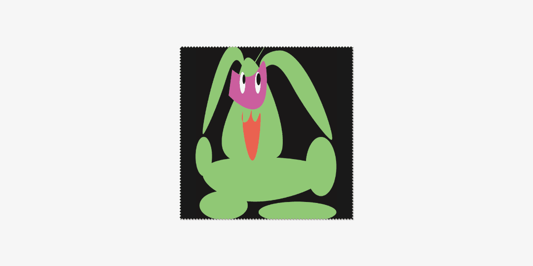 닌자 토끼 안경닦이