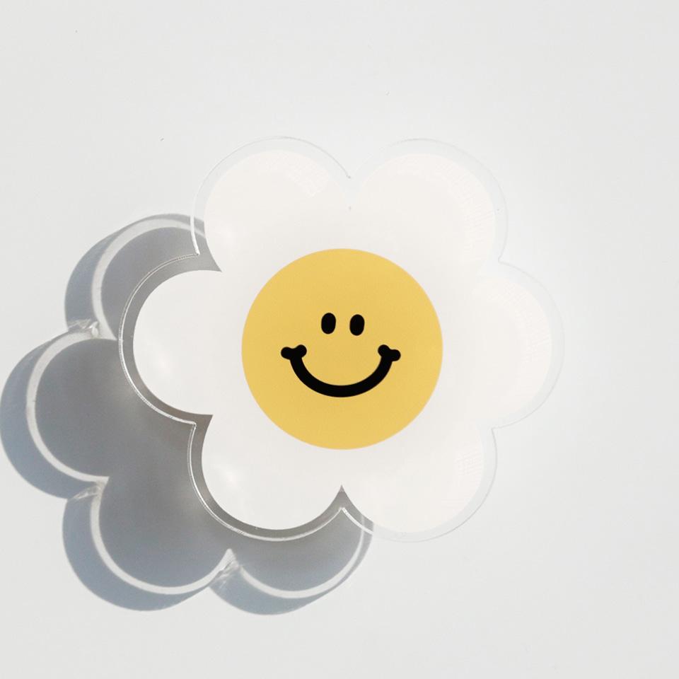 ● 아크릴TOK 스마일플라워 E-008