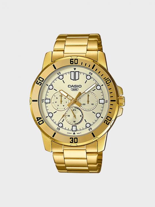 CASIO 카시오 MTP-VD300G-9E 남성 메탈밴드 손목시계