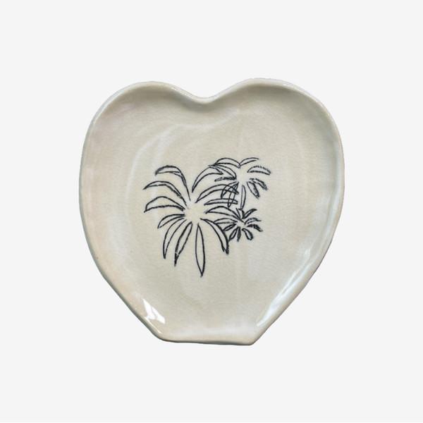 RAMstudio | Heart Firework? plate (Black)