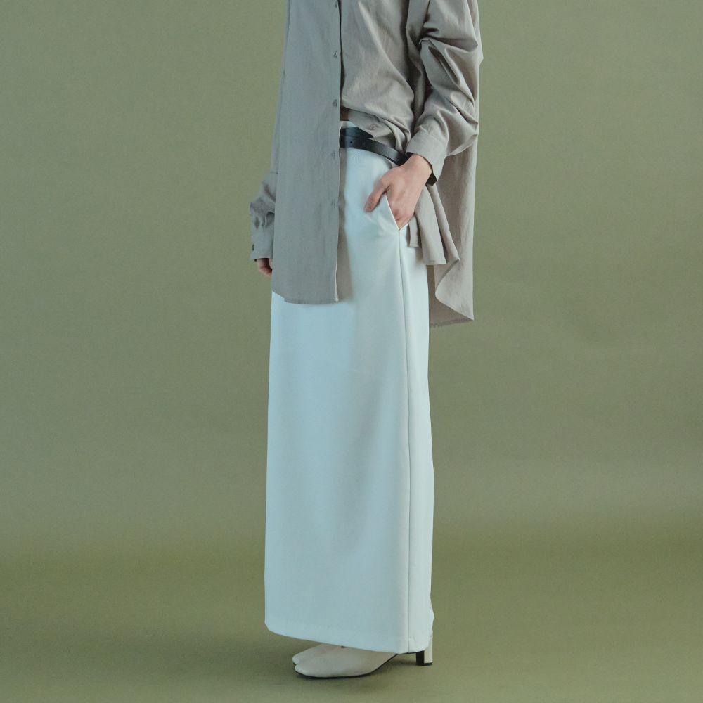 키모노 랩 스커트 (아이보리)