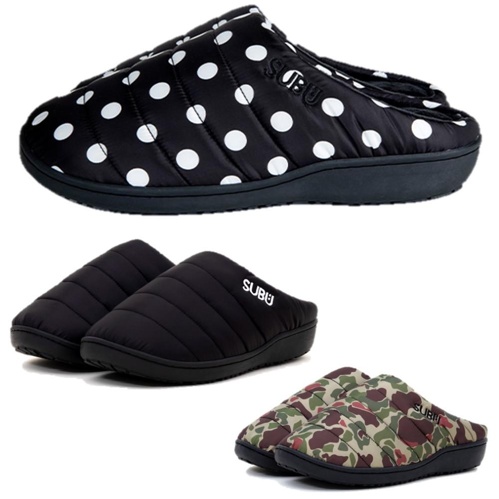 SUBU 수부 방한 패딩 슬리퍼 스부 다운 샌들