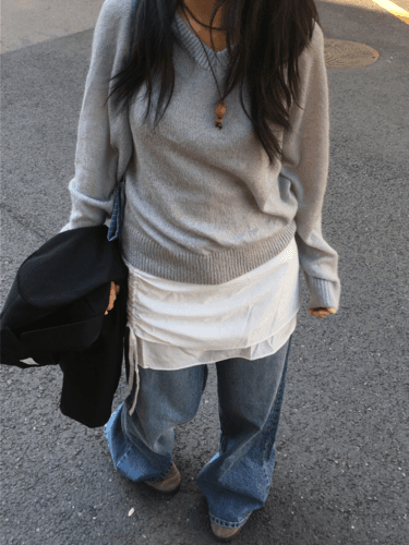 플라워 스트링 스커트 (2color)