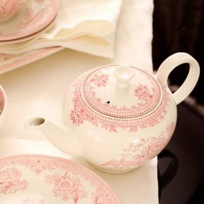 핑크 아시아틱 페잔트 티팟 기프트 세트 (SMALL)