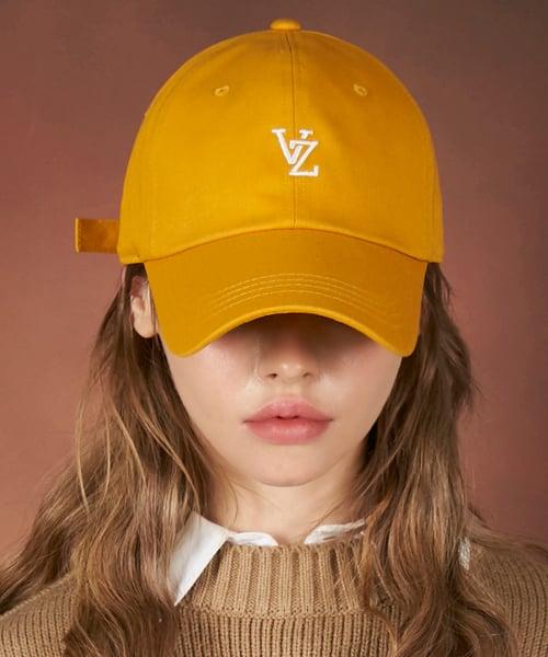 모노그램 소프트 오버핏 볼캡 옐로우